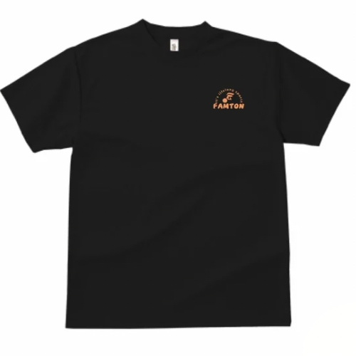 Arch Tシャツ - ブラック×オレンジ